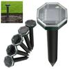 Mole Pest Control Device for Mice and Sound Solar Automatic Power Set Repellent, Snakes, & Vibration, Panel, Storage, 6-Piece