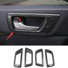 For Toyota Highlander 2015- Carbon Fiber Car Inner Door Handle Cover Door Bowl Frame Trim Accessories Interior Decoration