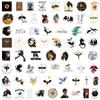 60/120 New Style Fourth Wing Graffiti Sticker Guitar Notebook Suitcase Sticker