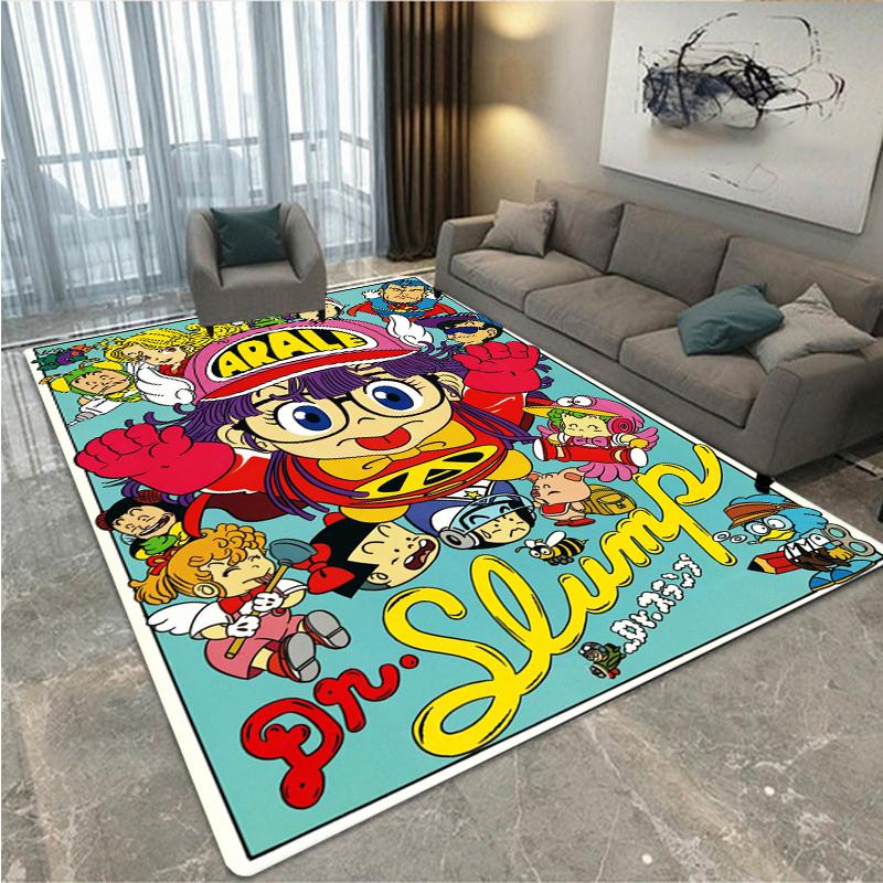 Мультяшный ковер DR Slump Арале Чан, коврик для детской зоны отдыха, гостиной, спальни, подголовник, коврик для сиденья, нескользящий коврик