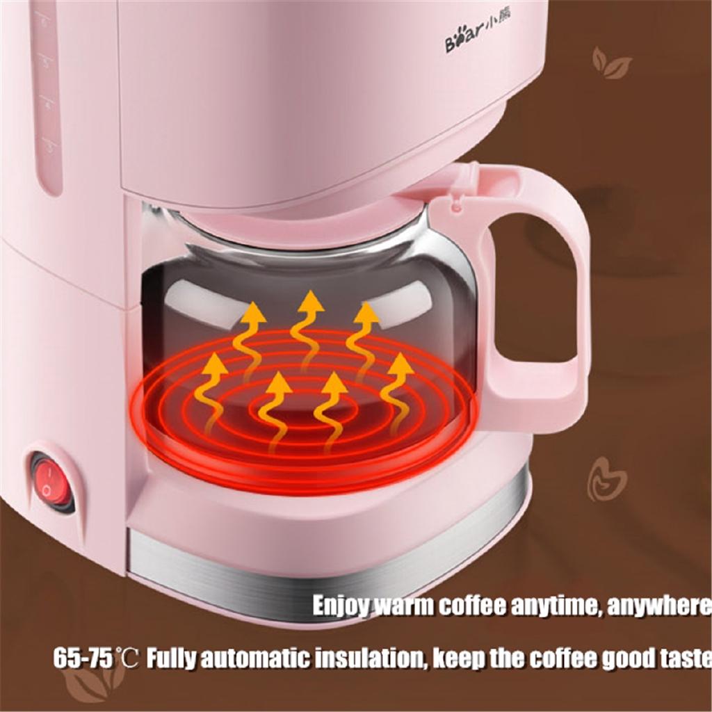 0.7L 220V American Coffee Maker Drip Tea Coffee Machine for Home Office Travel