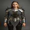 Medieval Lady Knight Cuirass Armor Steel SCA LARP Cosplay Costume Custom-Fit Heavy Duty Armor for Roleplay, Reenactments Best Gift