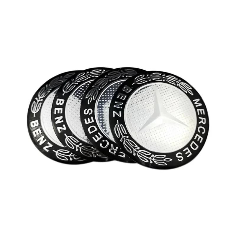 CSA1 75mm for Mercedes Benz Car Wheel Hub Rim Center Sticker W203 W204 W205 W209 W210 W211 W212 W176 W166 W163 W221 Auto Decoration