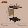 Removable Bedside Table, Living Room Small Coffee Table, Sofa Small Table, Mini Tea Table, Bedside Table, Movable