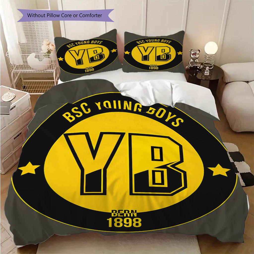 BSC YB Узор Комплект постельного белья Одеяло Покрывало Наволочка Домашний Декор Подарок на День Рождения (1 пододеяльник + 2 наволочки, без наполнителя)