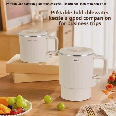 «Складной электрический дорожный чайник — портативный кипятильник и лапшеварка»