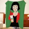 Плед a-amelie, Фланелевый плед, Легкий, Уютный, Прочный, Моющийся, Милый, Прохладный