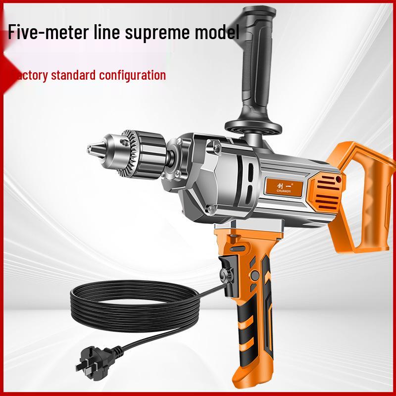 CHUANGYI Высокомощная дрель-смеситель для краски, шпаклевки, бетона и покрытий
