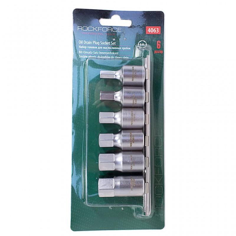 Hexagonal socket wrenches for plugs, 6 pcs.