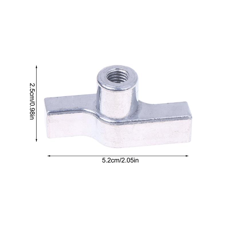 1 шт. Алюминиевый сплав M8 M12 Ручка Черный Серый Гайка Рукоятка Т-образная гайка Для крючка освещения Барашковая гайка Зажим фермы Рукоятка Детали Оцинкованный Алюминий