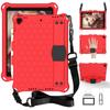 2025 iPad 11 honeycomb protective case, iPad 9.7 tablet case, 10.2 protective case with strap