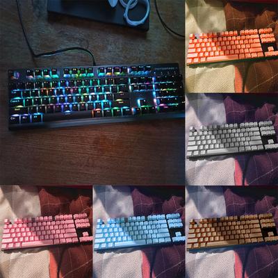 104 шт. ABS Универсальные Механические Клавиши Клавиатуры Эргономичные Пустые Клавиши Для Замены Клавиатуры Cherry MX OEM Подсветка Колпачок Клавиши