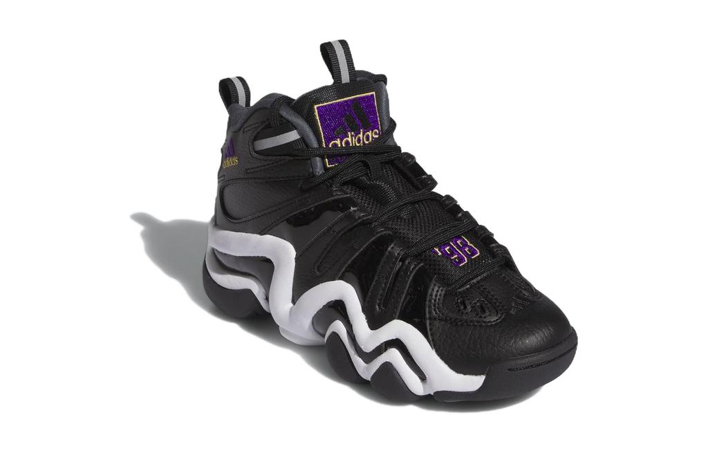 adidas Crazy 8 Core Черный Королевский Фиолетовый Облачный Белый GS ID6189