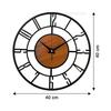 Metal Wall Clock for Living Room Stylish Latest Modern | Unique Analog Wall Clock for Drawing Room, Bedroom
