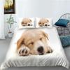 Комплект постельного белья для собак, домашний текстиль для кошек с наволочкой, постельное белье королевского размера для детей-подростков, мягкий комплект пододеяльников