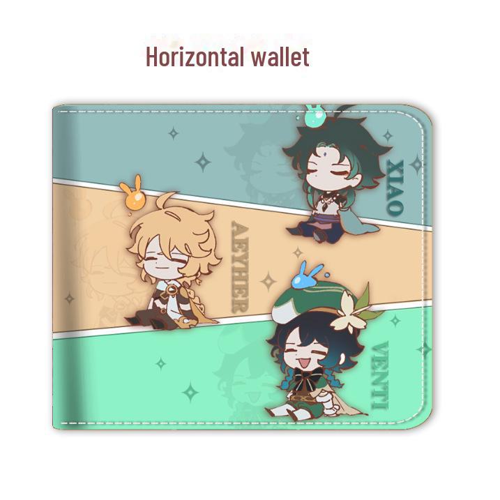 Кошелек с аниме-игрой Genshin Impact — высококачественный периферийный продукт