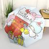1pc Hello Kitty Christmas Stocking with Presents - Automatic Opening Umbrella, Portable Folding Design, 8-Rib Iron Frame Outdoor Umbrella, Festive Gif