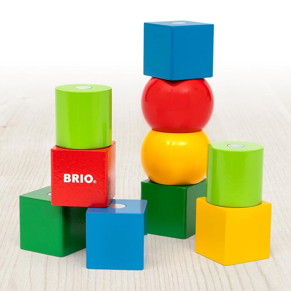 BRIO Magnetic Color Blocks 30435 (Building Blocks) for Ages 12 Months and Up