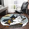 1pc Casper1 Carpet, Round Rug, Comfortable, Suitable for Entryways, Living Rooms, Office, And Bedrooms, Christmas Decoration