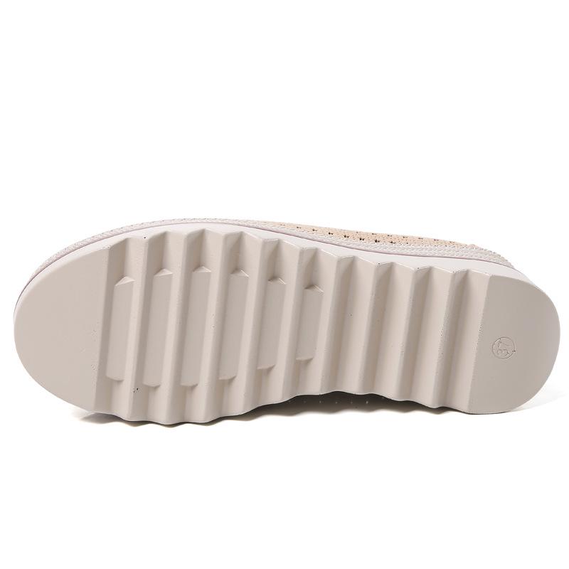 Женская обувь на платформе, мокасины, удобные лоферы, кожаные замшевые туфли на плоской подошве, кроссовки Zapatillas Mujer 2024