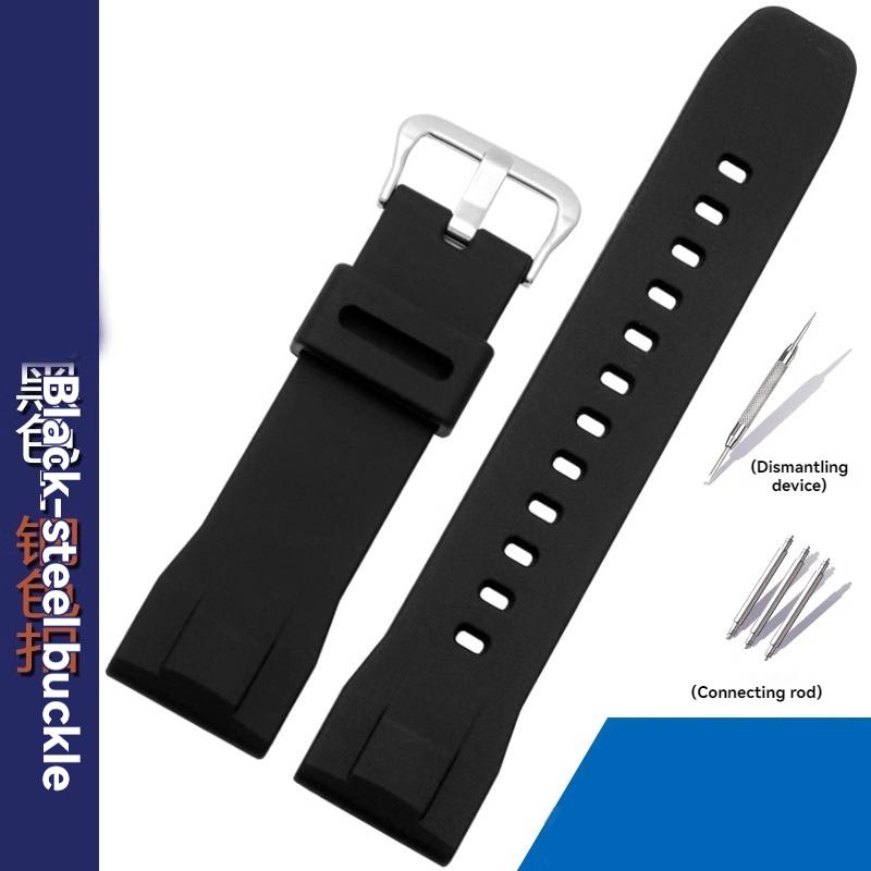 Силиконовый ремешок для часов Prw30 23 мм для Casio PROTREK PRW60 70 50 30 Ремешок PRW6800 PRW6900 Водонепроницаемый резиновый ремешок для часов Браслет Мужской