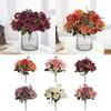 Silk Peony Artificial Flowers Fake  Bouquet Wedding Party Decor