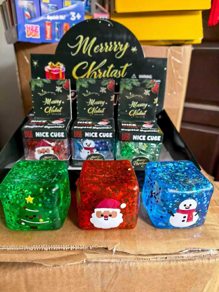 Hot Sell Style Cube Squishy Toy Maltose Filled Slow Rebound Stress Relief Squeeze Anime Character Christmas Nice Cube