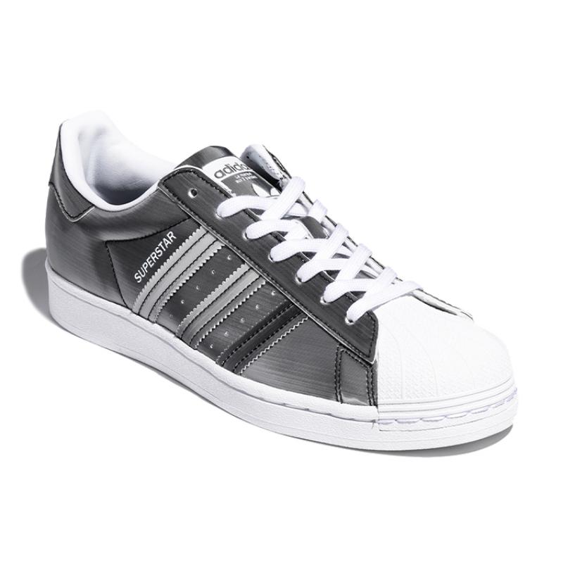 adidas Оригинальные кроссовки Originals Superstar Fashion Casual для скейтбординга Унисекс Серые Серебристые FX7780