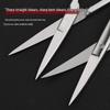 Stainless Steel Ophthalmic Surgical Scissors - Straight/Bent Tip, Sharp for Suture Removal
