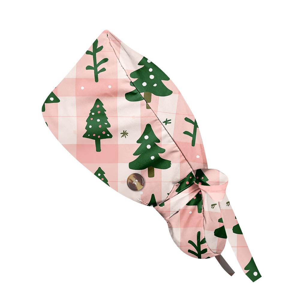 Модная рождественская рабочая кепка с принтом, повседневная женская кепка с хвостиком, кепка с повязкой, кепка Baotou