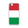 Coque iPhone - Drapeau Italie - iPhone 8 - Souple - Multicolore - Verticale