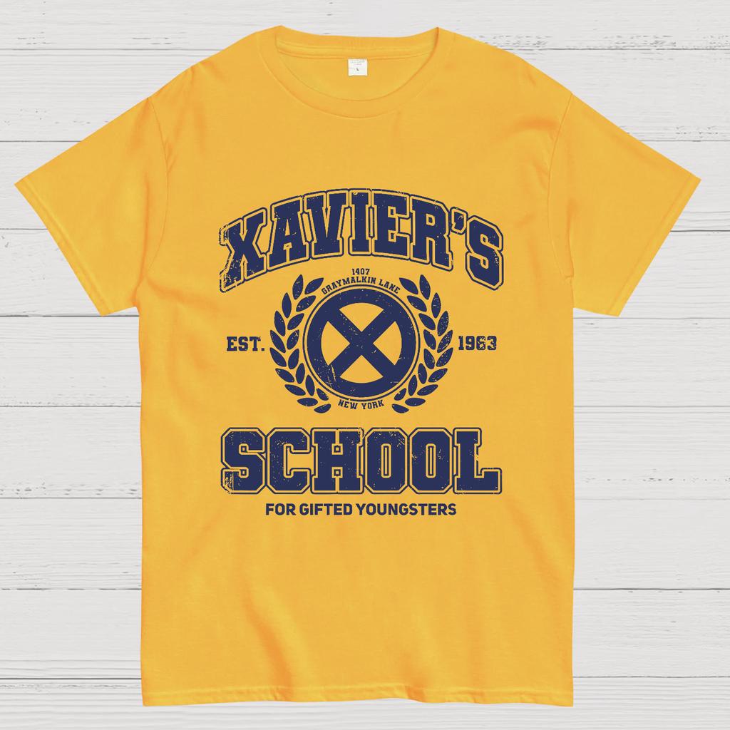Xavier’S School For Gifted Youngsters 1407 Graymalkin Lane Unisex 100% Cotton Summer Casual Cool Loose T-Shirt