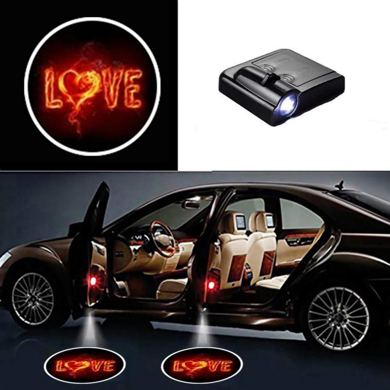 Стандартный беспроводной светодиодный солнцезащитный проектор, любезная ступенчатая лампа, автомобильная приветственная лампа, набор лазерных ламп для вывесок