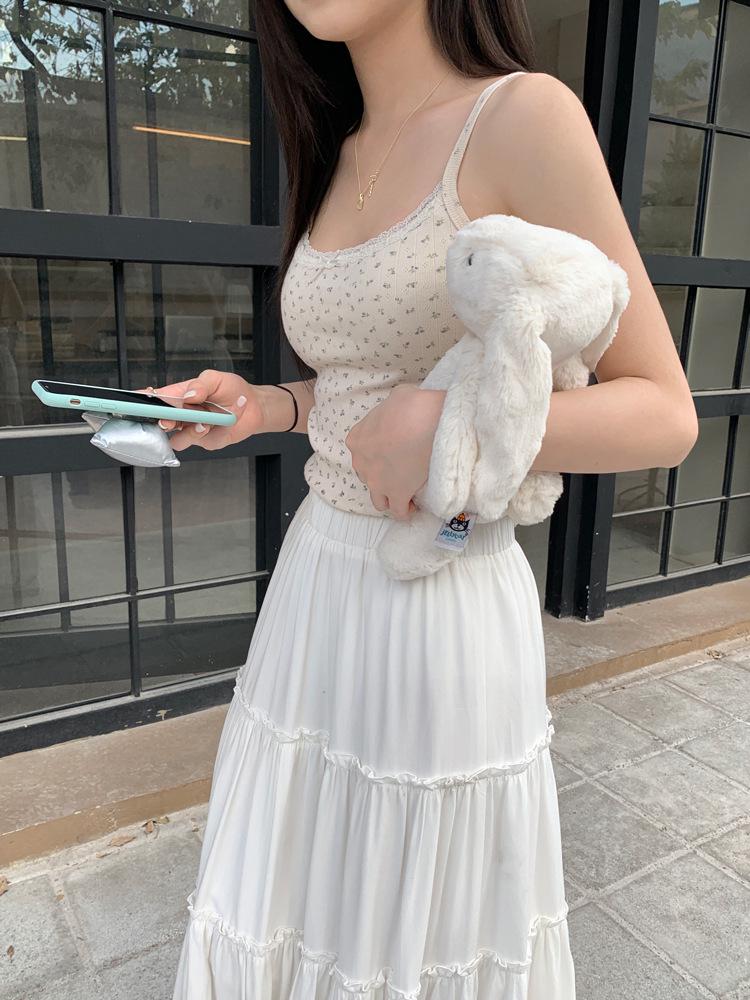 Вискозный жаккардовый утягивающий жилет-майка - Летняя коллекция 2024 для женщин