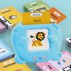1 Set Talking Flash Card Educational Toy Kids Early Machine Travel Preschooler ABC Words Spelling Reading Learning Toy Toddlers