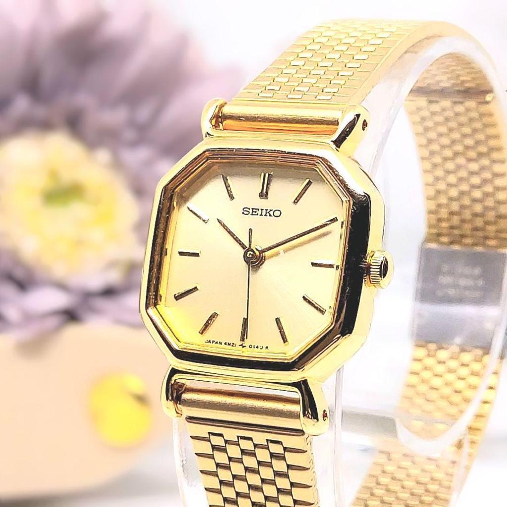 [USED] SEIKO Gold Octagon Women's Watch