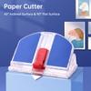 KWtriO Paper Cutter Desktop Paper Trimmer Support 45 Degrees Inclined Surface or a 90 Degrees Flat Surface
