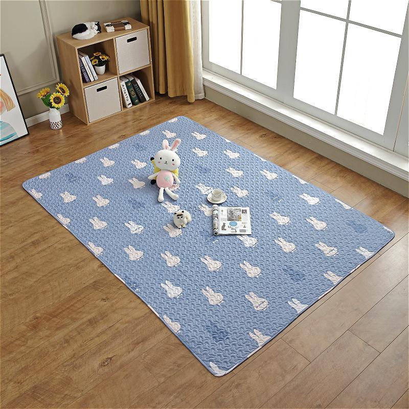 Floor Mats Thick Cotton Cushion Baby's Crawling Carpets Nursery Bedroom Nap Mat Children's Play Rug Living Room Kid's Garden Pad