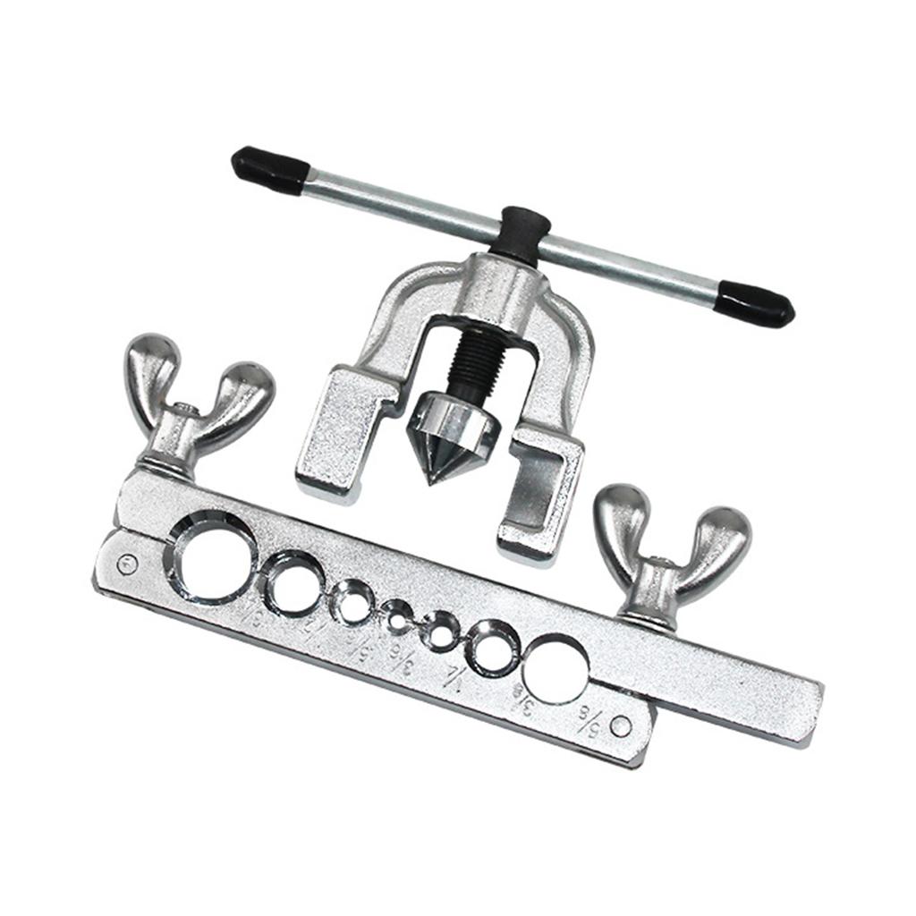 Flaring Tool Set Tubing Pipe Copper Tubing Brake Line Flaring Tool Set 7 Dies of 316 " " , 14 " " ,
