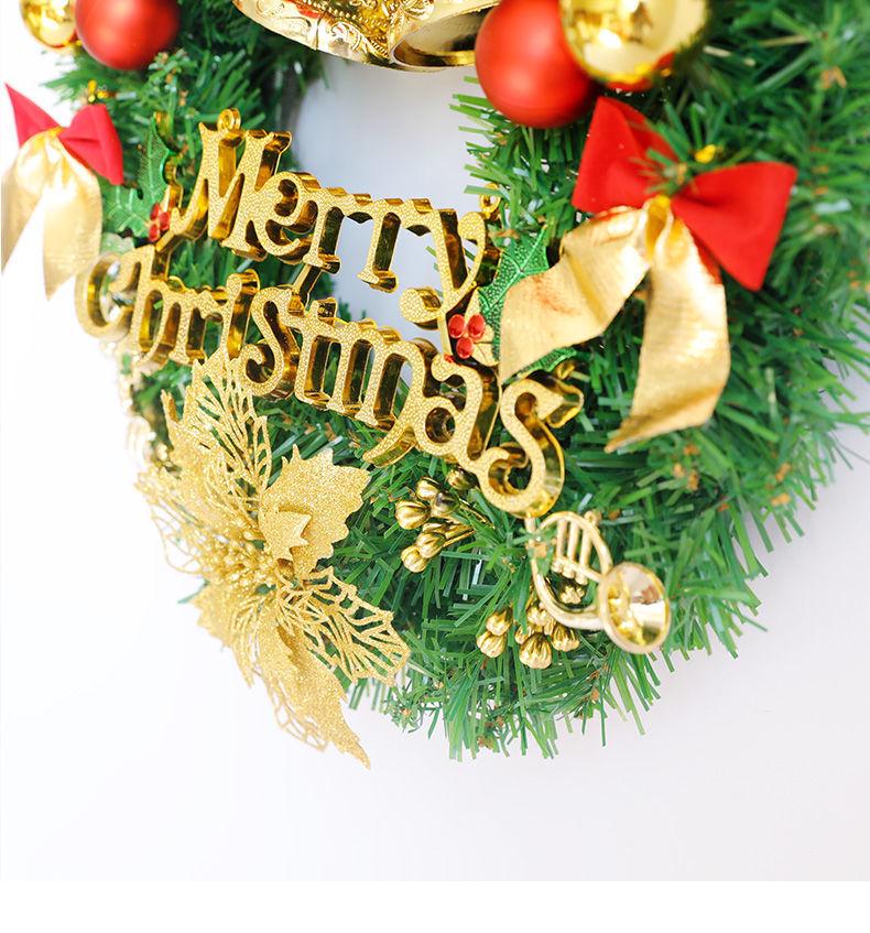 Рождественский венок кольцо из ротанга: 50/60/80СМ Подвеска на дверь и 2,7М Ротанговая гирлянда для украшения дерева/окна