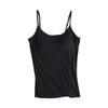 Women's Chest Cushion Camisole Without Underwire Cups One Body Wearing Base Underwear Yoga Sports T-shirt