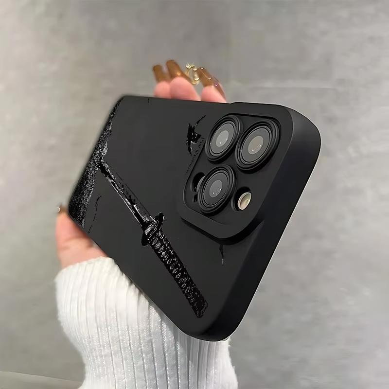 Креативный чехол для телефона с узором "Меч" для Xiaomi Redmi Note 14 13 12 11 Pro Plus 4G 5G 12S 11S 10S 10 9 9S 8 10C 10A Мягкая крышка