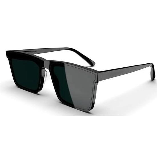 Sheomy Unisex Combo предлагает набор из 4 очков Black Candy MC stan Rectangle Retro Vintage Narrow Sunglasses Women::Мужчины