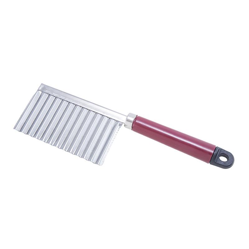 Резак для картофеля фри, кухонные аксессуары из нержавеющей стали, волновой нож с зубчатым лезвием, измельчитель для моркови, овощерезка, инструменты