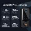 TOPTEQ A1 New Deadbolt Lock Entry Tuya Wifi TTlock Ble Deadbolt Lock Touch Digital Fingerprint Electronic Deadbolt Lock