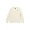 Logo Patch Detail Crewneck Casual Loose Fleece Pullover Sweatshirt Women Sweatshirt Off-White DQ4600234