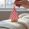 Decorative Wall Hanging 5 Pcs 2D Flat 250 Anniversary USA Christmas Tree Ornament, Year Personalized Xmas Gifts of America 1776-2026 Acrylic Patriotic