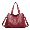 Handbag Large Capacity Shoulder Bag Casual Simple Commute with Soft Leather PU Tote Bag
