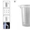 500ml/1000ml/2000ml Useful Lid Design Practical Measuring Glass Wear-resistant Food Grade Measuring Jug