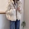 Down Cotton Clothes Women's Short Winter New Loose Hooded Winter Bread Clothes